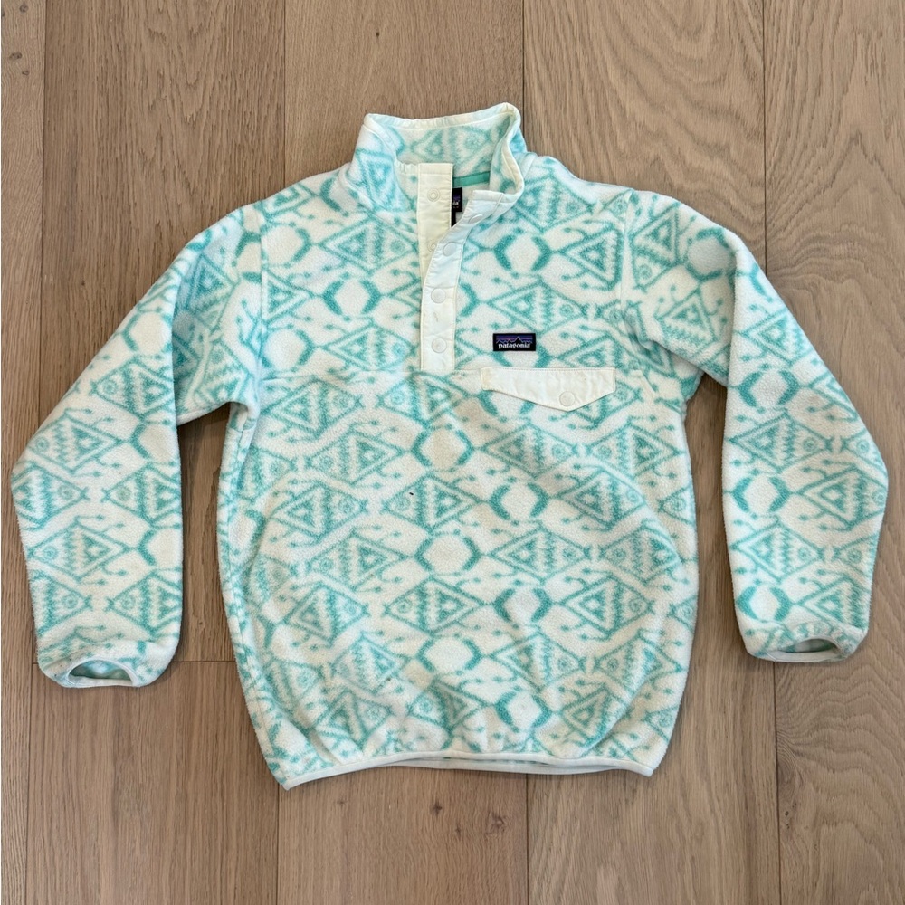 Patagonia Girls Synchilla Snap-T Fleece Pullover Girls Medium 10